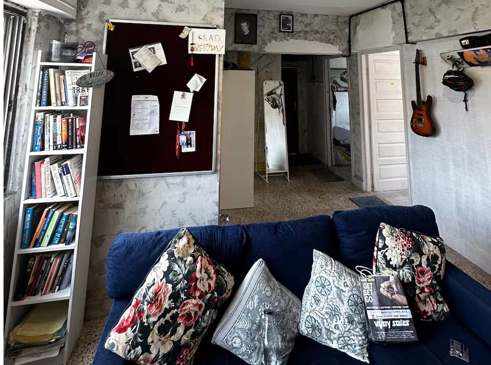 Panoramic bedroom with terrace in bandra